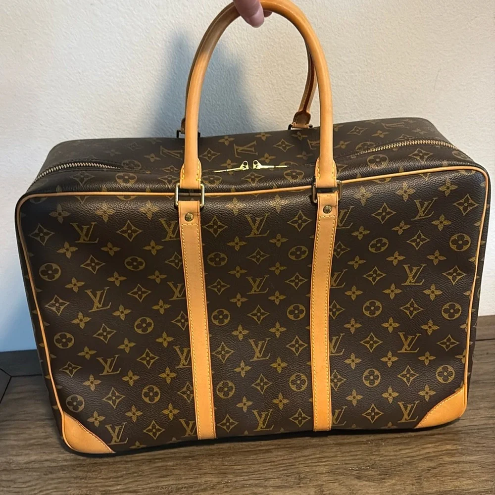 EUC [Louis Vuitton] Authentic Sirius 45 Travel Carryon Suitcase Bag Briefcase - Picture 4 of 16